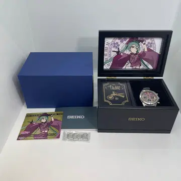 [ 미사용 ] 세이코 하츠네 미쿠 콜라보 센본자쿠라 한정판 1,000개