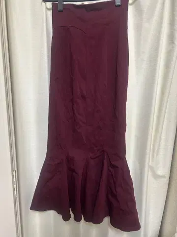 ROYAL PARTY 롱 스커트 와인 레드