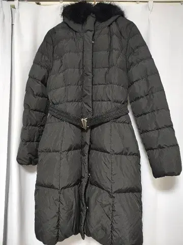 프로포션 바디 드레싱 베이직 롱 다운 코트 S 블랙