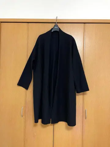 23구 롱 코트 블랙