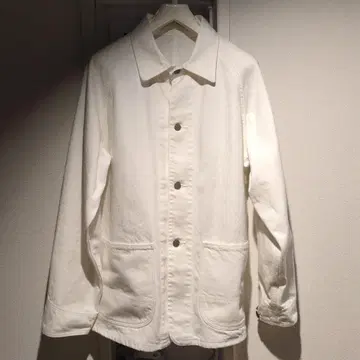 화이트 코튼 커버올