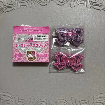 산리오 시크릿 헤어 클립 마이멜로디 쿠로미