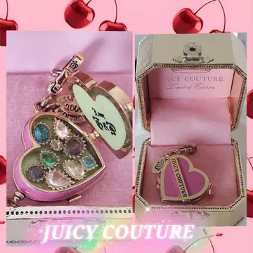 초 레어 Juicy Couture 하트형 참 2007년 한정판