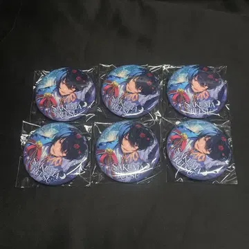 앙스타 사쿠마 리츠 섬광 캔뱃지 반짝반짝 캔뱃지 6개