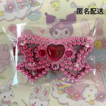 헬로키티 시크릿 헤어 클립 갸루 고양이 산리오 키티