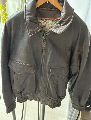 빈티지 가죽 자켓 도안 안감