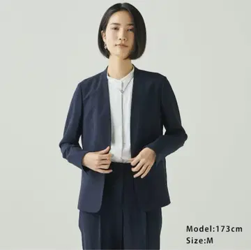 미사용급 ] PLST 라이트 스트레치 컬러리스 자켓 M