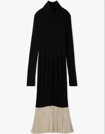 [ Mila Owen ] 터틀넥 롱 리브 니트 OP MIX/0