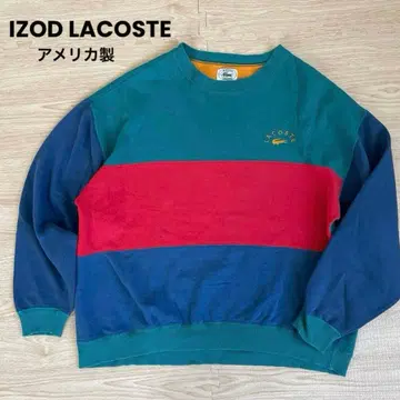 [초레어] LACOSTE IZOD 라코스테 맨투맨 미국제 자수
