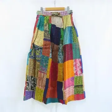 패치워크 스커트 에스닉 동양풍 자수 스타일 M061