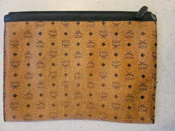 MCM 모노그램 클러치백 가죽 빈티지 레트로