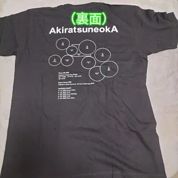 츠네오카 아키라 메모리얼 북 기념 T셔츠 L 사이즈 블랙