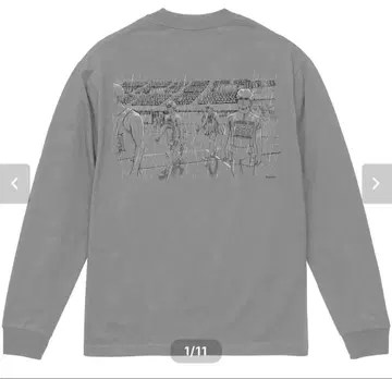 100m 롱 T셔츠 롱티 이와시 니로 로큰롤 마운틴