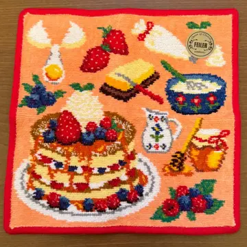 미사용 새상품 페이러 타월 손수건 빵빵빵케이크