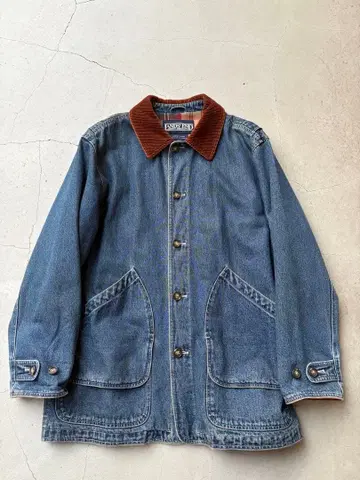 랜즈 엔드 데님 커버올 90s