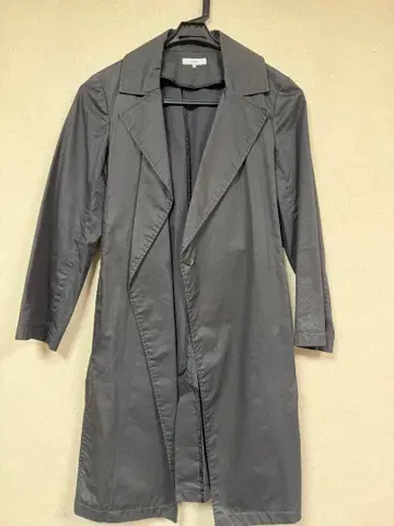 IENA 블랙 트렌치코트 허리 벨트 포함