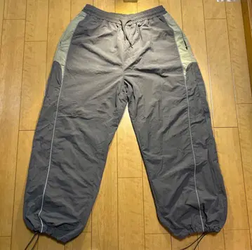 ZARA/나일론 팬츠/배기/실버