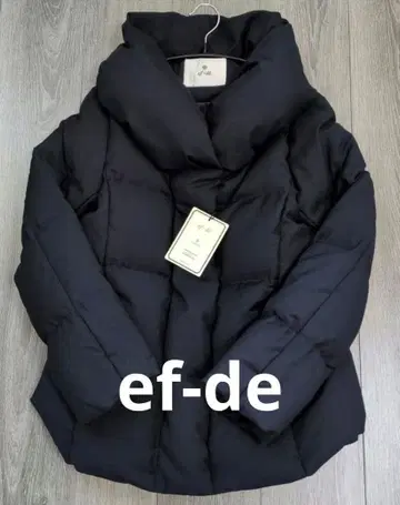 [ 미사용 새상품 ] ef-de 네이비 다운 자켓 택 포함