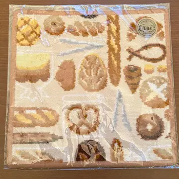 미사용 새상품 페이 타월 손수건 베이커리 빵