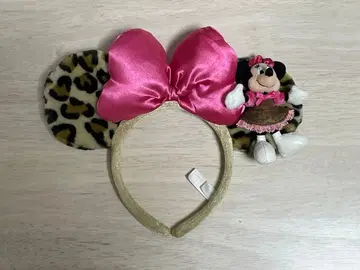 미니 마우스 머리띠 레오파드 무늬