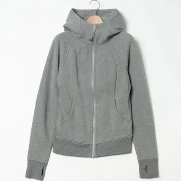 lululemon 속기모 그레이 후드티