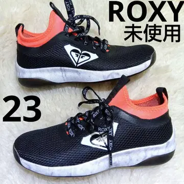 [ 새상품 ] ROXY 블랙 오렌지 스니커즈 23cm