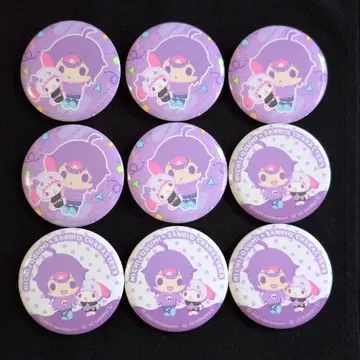 일상조 산리오 콜라보 시니가미 캔뱃지 9개 세트