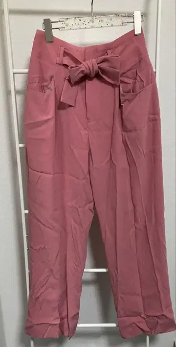 VONDEL 핑크 하이웨스트 슬랙스