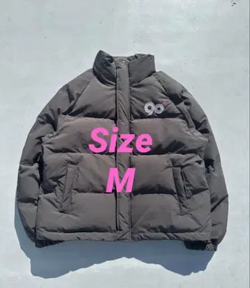 9090 90 Logo Rich Puffer Jacket M