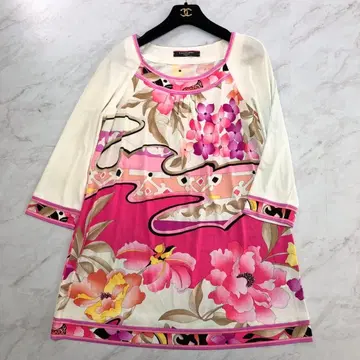 [ 빅 사이즈 LL 42 XL LEONARD ] 칸칸 튜닉 최근