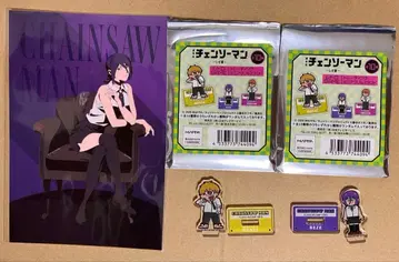 체인소 맨 덴지/레제 레트로 GAME 미니 아크릴 스탠드 레제 카드 포함