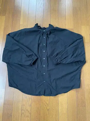 NARU 블랙 긴팔 셔츠 1 사이즈