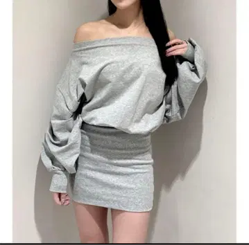 GYDA 제이다 도킹 맨투맨 원피스