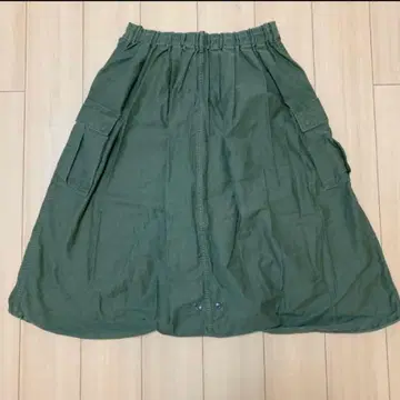 JOHNBULL 젬블 벌룬 스커트 카키