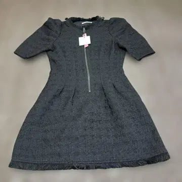 SLY 울 블렌드 집업 원피스 반팔