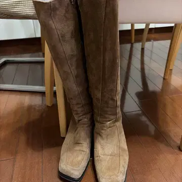 내추럴 뷰티 브라운 롱 부츠 M 사이즈