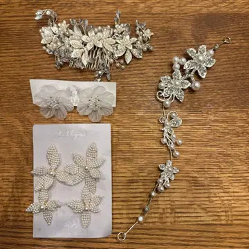 브라이덜 헤어 액세서리 (귀걸이)