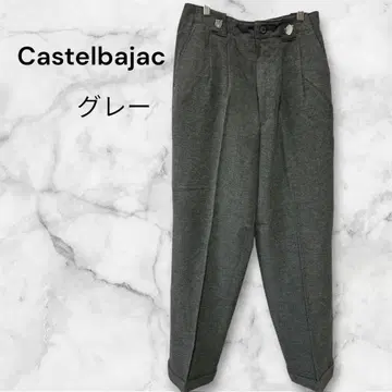 CASTELBAJAC 남성 바지 그레이 바지 골프 팬츠 모 82