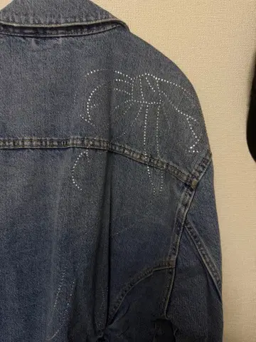 TRF 스트라스 데님 자켓