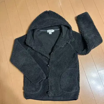 Gymphlex 후드 부착 보아 자켓 그레이