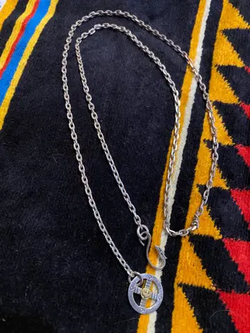 실버 925 세가닥 체인 70cm 이글 후크 메디슨 휠 포함