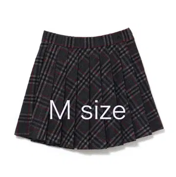 AND MARY Monica 체크 플리츠 미니 스커트