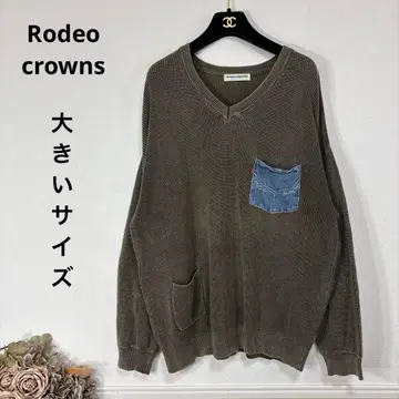 새상품급 빅 사이즈 rodeocrowns 빈티지 풍 니트