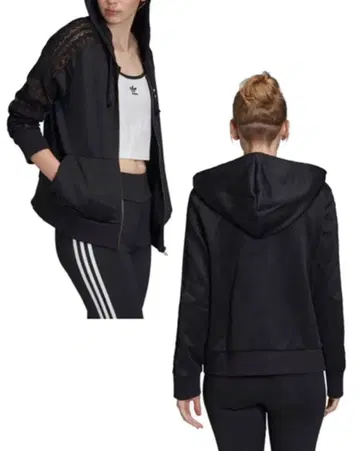 adidas 레이스 라인 후드 부착 후드티