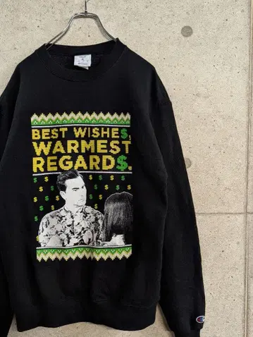 Champion eco 맨투맨 M 블랙 데이비드 로즈