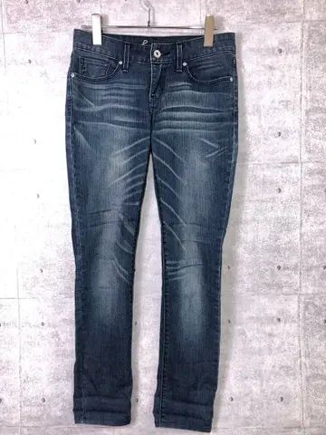 00년대 Y2K 리바이스 구제 의류 스톤 장식 힙 포켓 스키니 데님