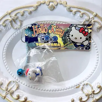 지역 한정 키티 요코하마 한정판 해군 수병 펜던트 스트랩