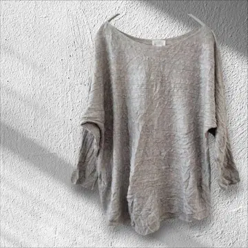1점 한정 MARKET & SPRUCE 그레이 니트 루즈핏 [ L ]