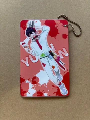 슬라이드 카드 케이스 컬러풀 피치 유안군