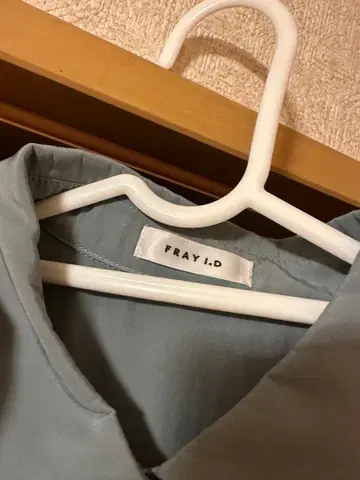 FRAY I.D 그레이 셔츠 드레스